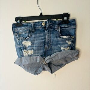 American eagle high rise stretchy shorts